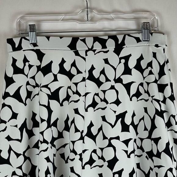 Cynthia Rowley Bold‎ Black & White Print Cottage Full Skirt NWOT Size M - Picture 6 of 10
